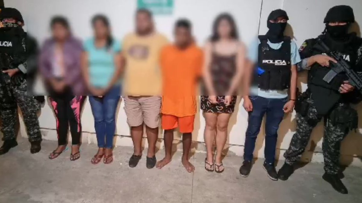 Los detenidos fueron capturados en diferentes partes de las provincias en donde se ejecutaron varios allanamientos.