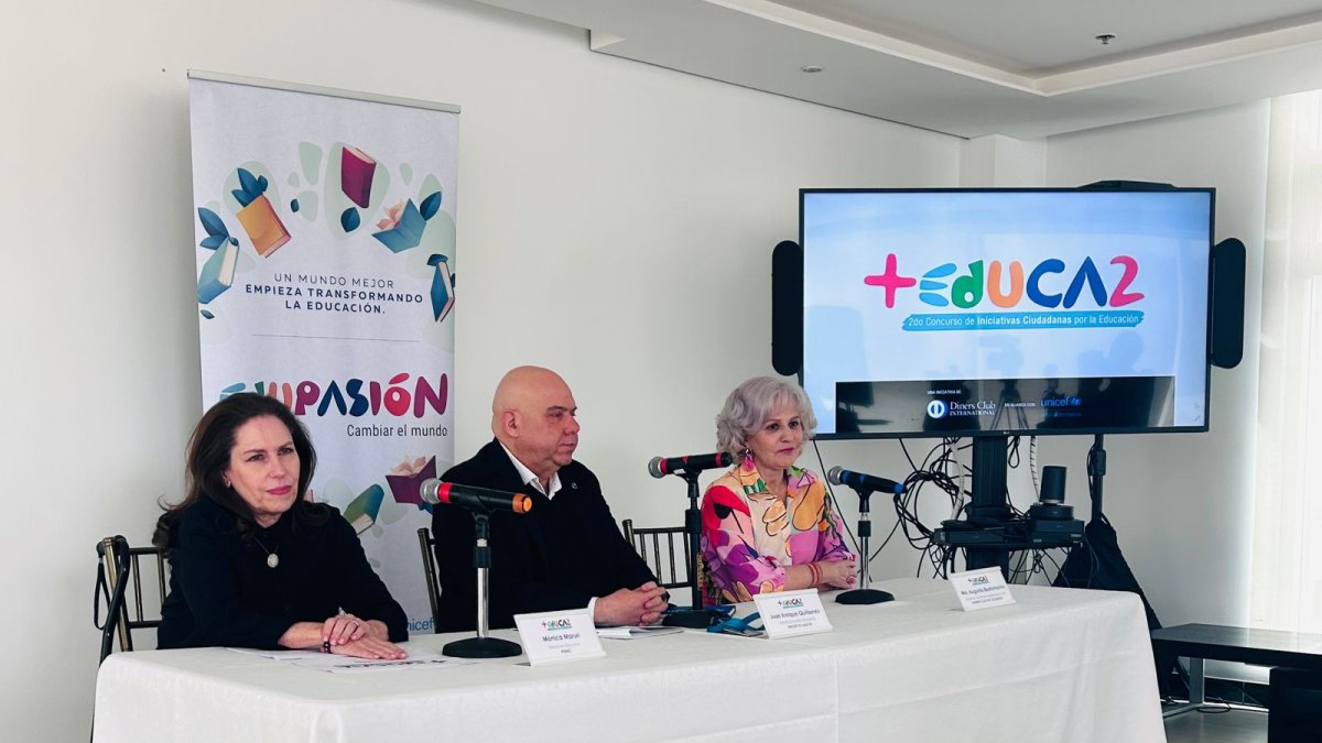 Acto. La alianza entre la empresa privada y Unicef beneficia a la educación de los niños.