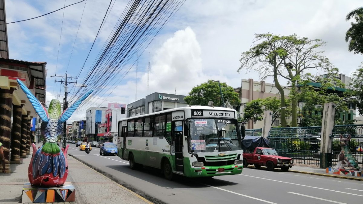 Los conductores de buses urbanos recorren la ciudad atemorizados por los 'vacunadores'.