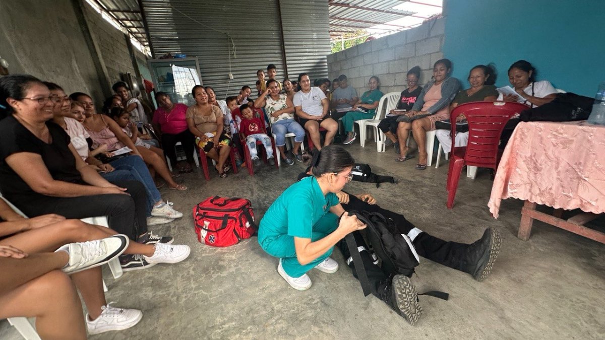 La reanimación fue una de las técnicas enseñadas.