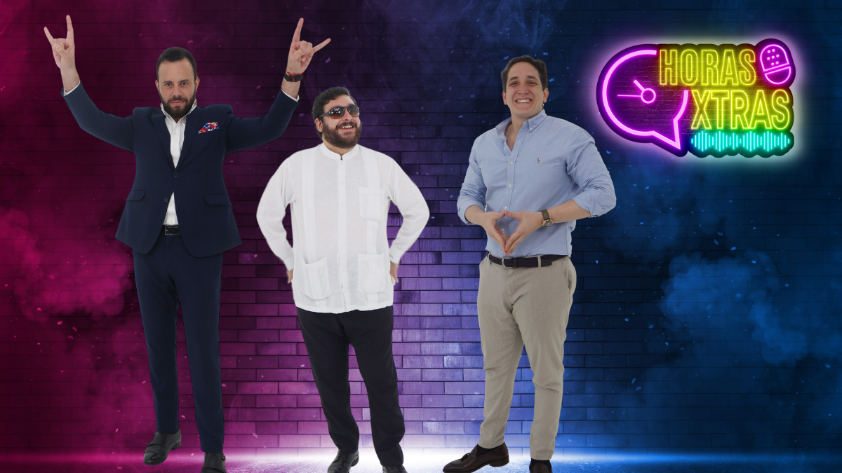 Gonzalo Albán, César Febres-Cordero y Nino Cassanello son los protagonistas del pódcast Horas Extras.