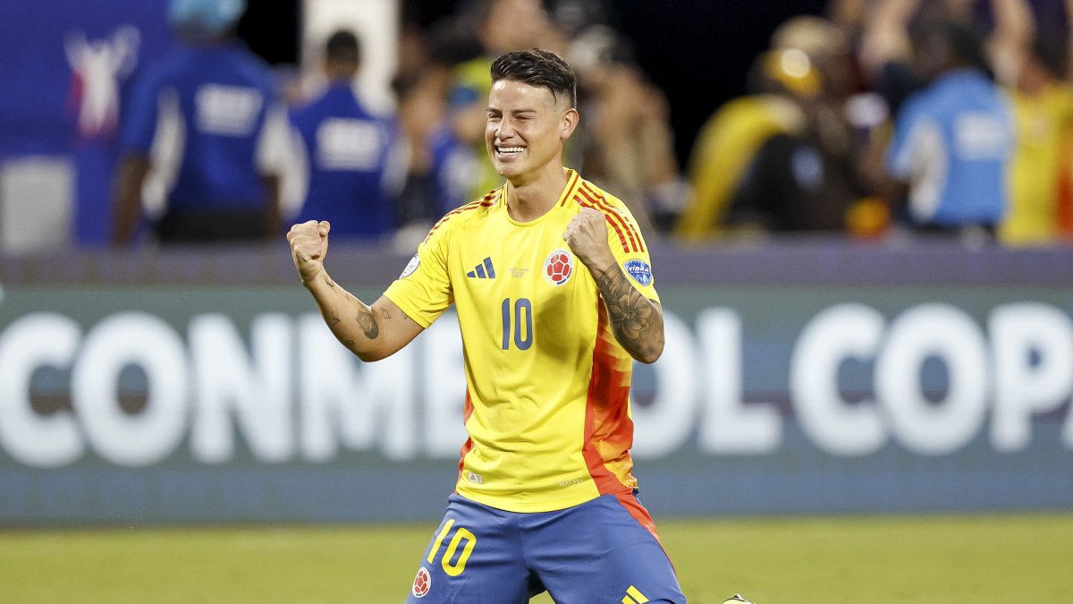James Rodríguez es el generador del juego ofensivo de los colombianos.