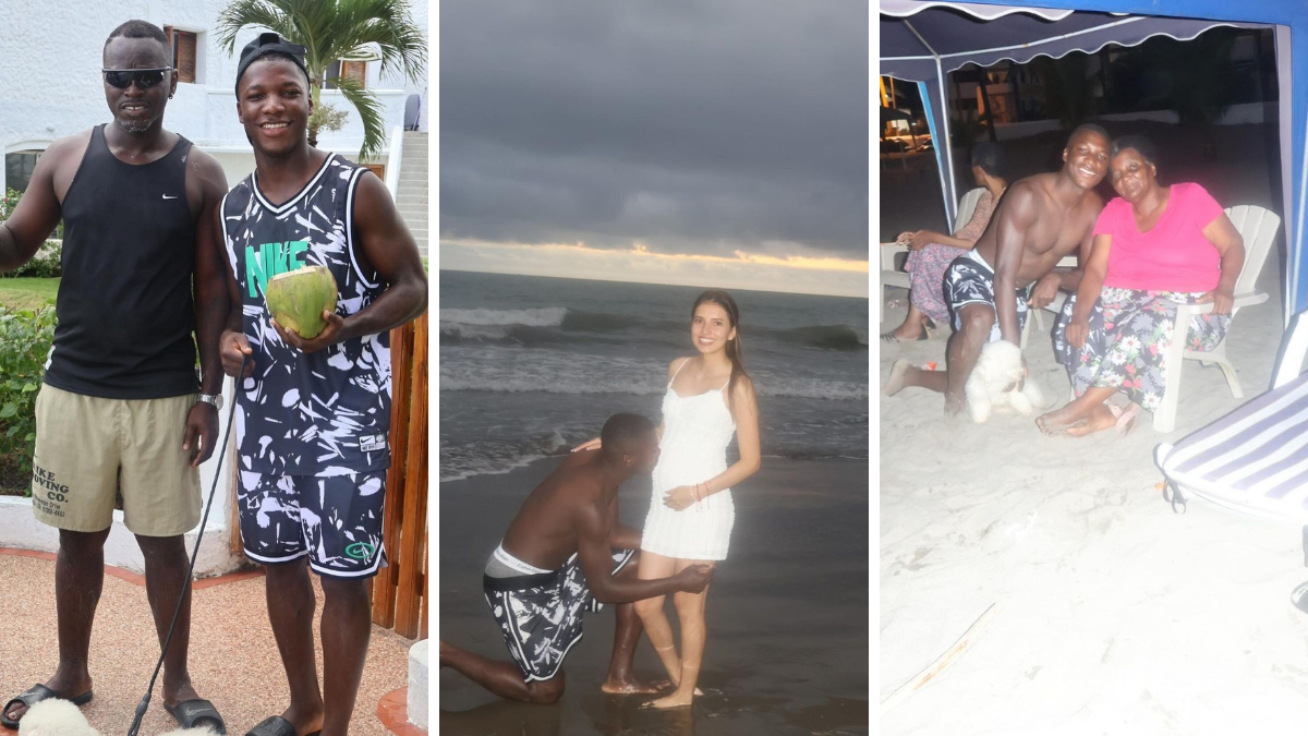 El volante del Chelsea inglés y de la selección de Ecuador compartió unos días en la playa junto a familiares y su esposa Paola Salazar.