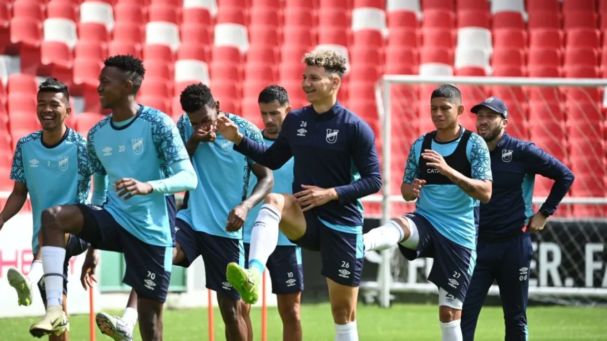 El plantel de Universidad Católica ha desarrollado sus entrenamientos previo al partido de Copa Sudamericana