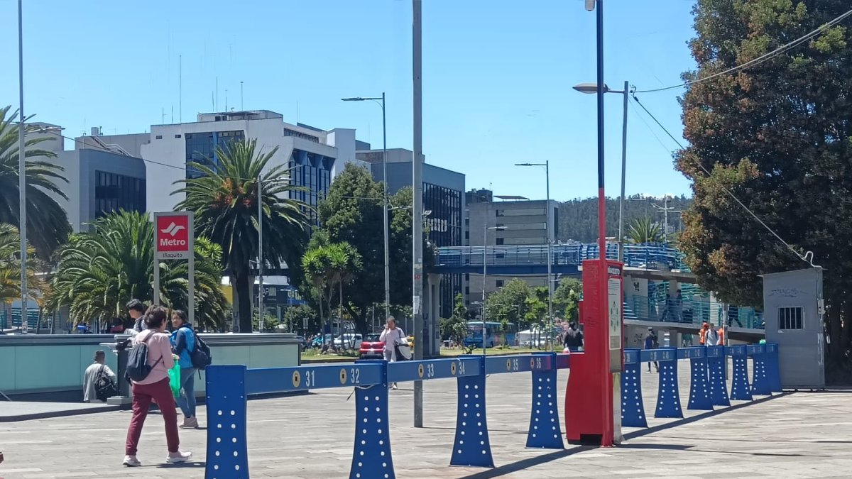 En el sector Iñaquito, norte de Quito, las bicicletas y la infraestructura fueron retiradas.
