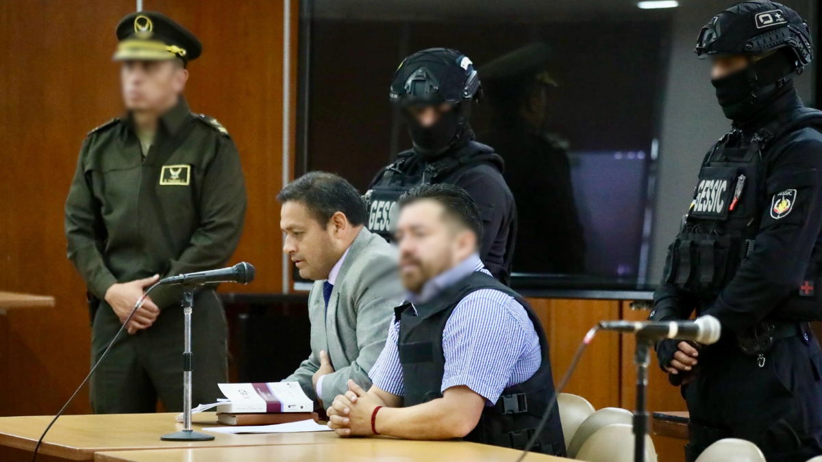 El coronel de Policía Neycer Lenin Mazón Simaleza fue sentenciado a cuarenta meses de cárcel.