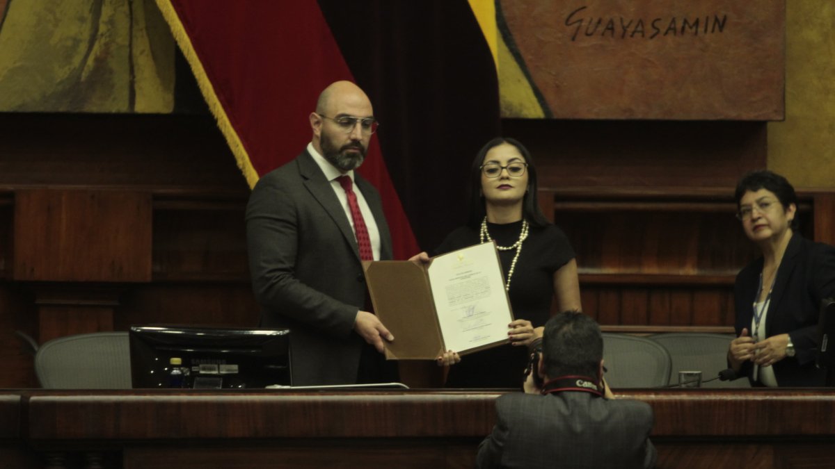 Mario Godoy fue posesionado como presidente de la Judicatura este 16 de julio de 2024, en la Asamblea Nacional.