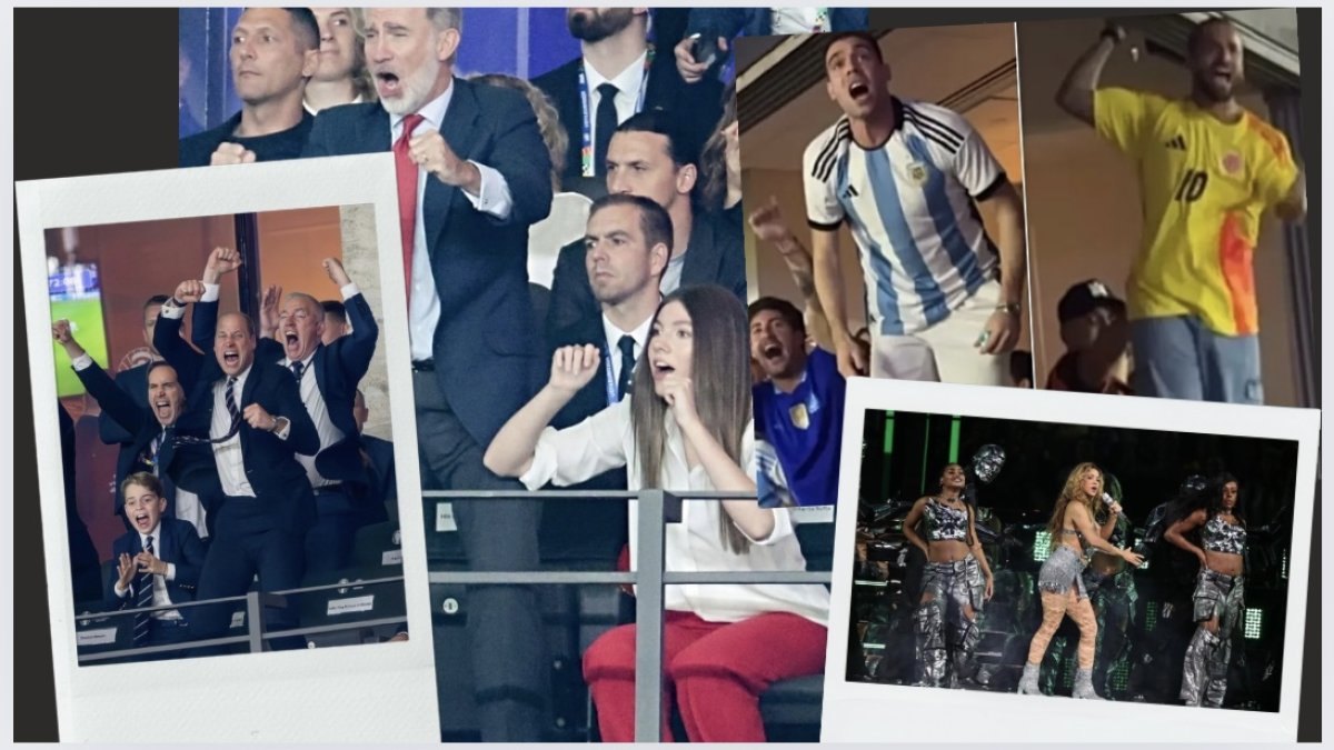 Desde los gritos de Maluma hasta la euforia de la realeza marcaron la final de fútbol en los dos continentes. 