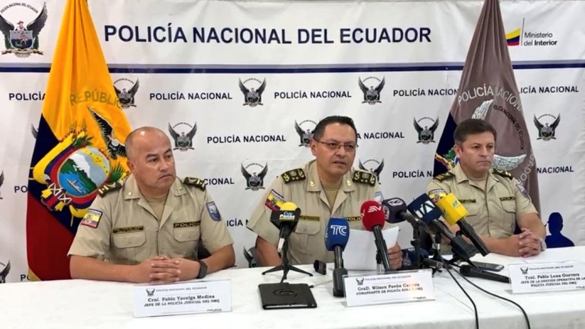 En rueda de prensa la Policía Nacional dio detalles sobre el ataque armado que se registró en el redondel del Ciclista
