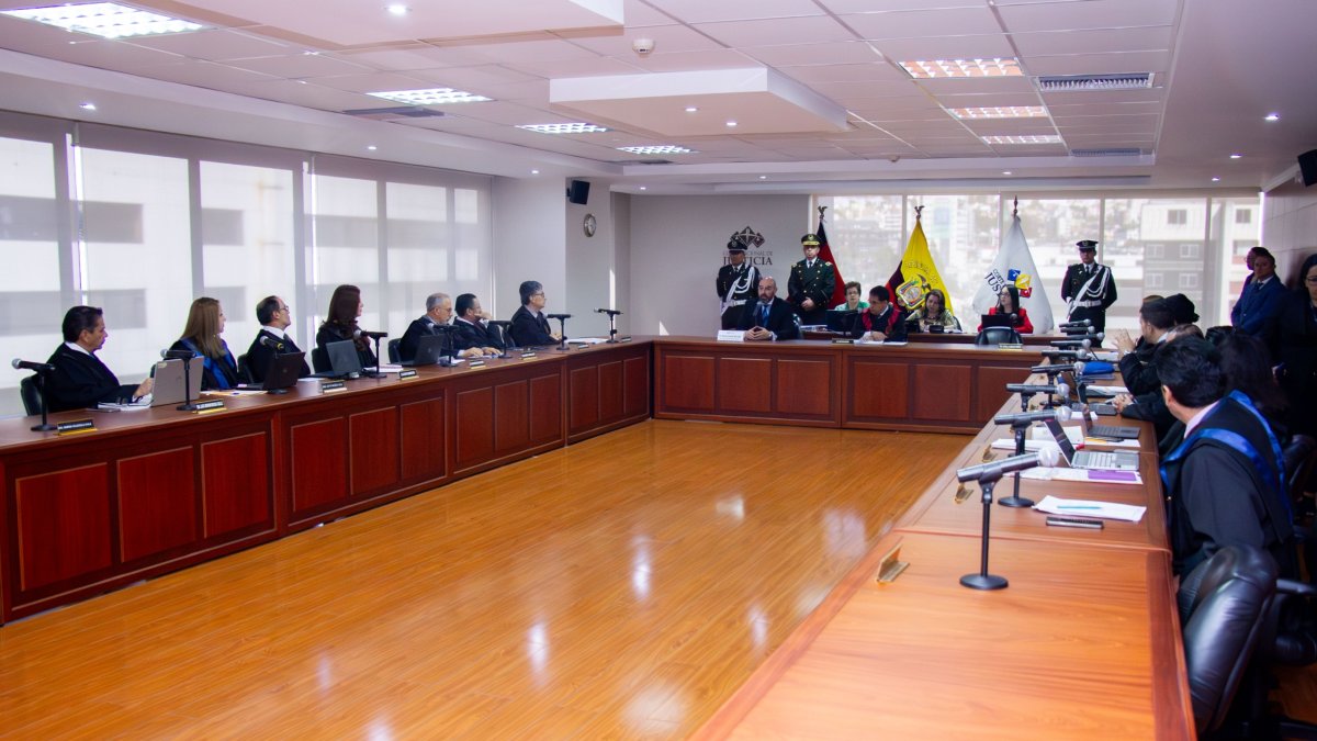 Sesión. La Corte Nacional de Justicia asistió a un pleno este miércoles 17 de julio de 2024.