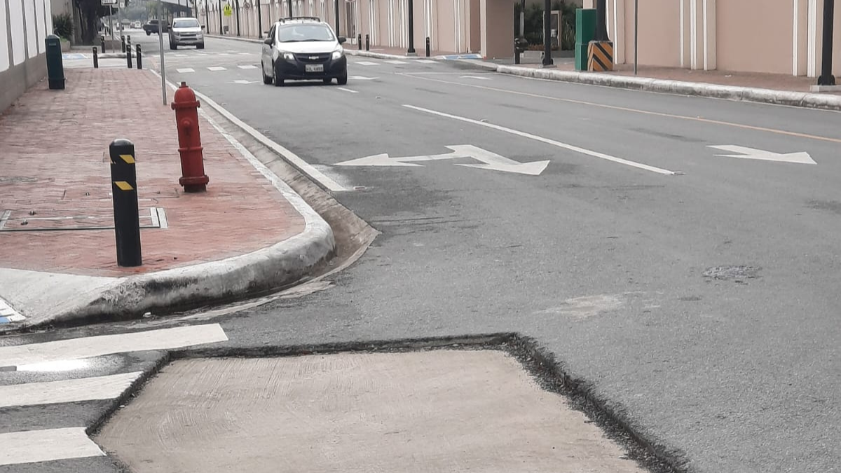 Hecho. Este es el daño que se registra en la zona de El Tornero.