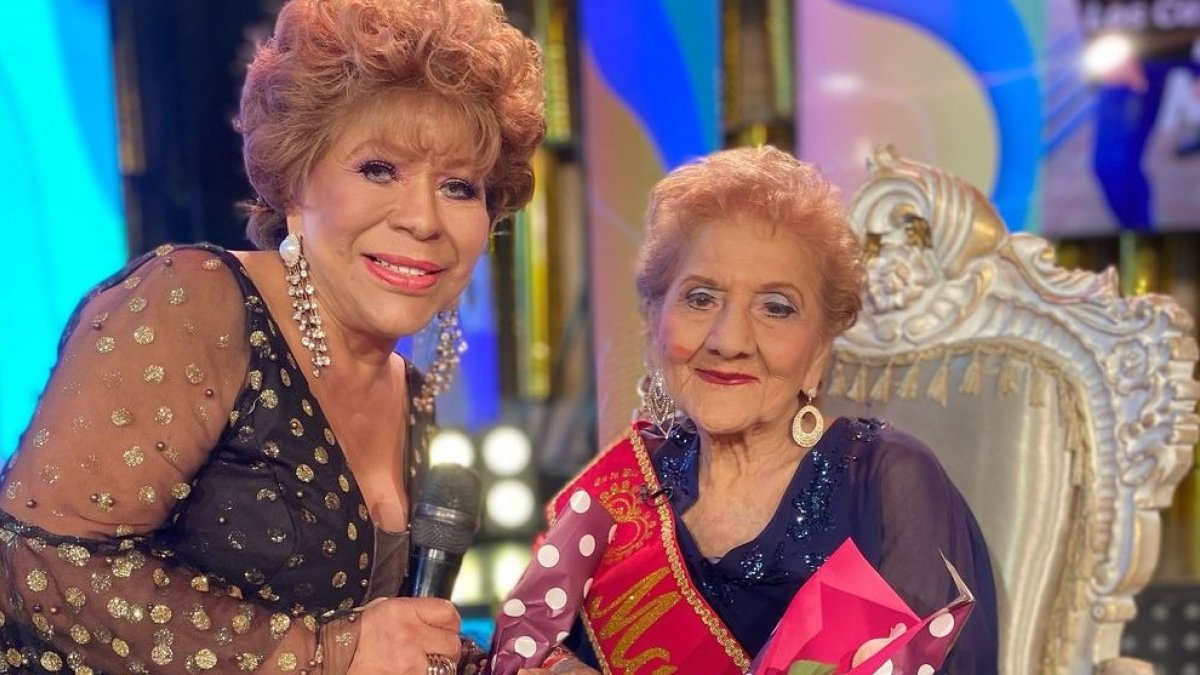 Con su hija, Hilda Murillo en 'De casa en casa'.