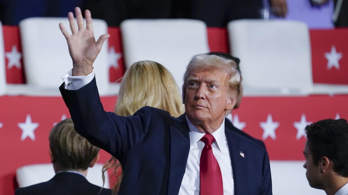 Trump en una reciente aparición pública.