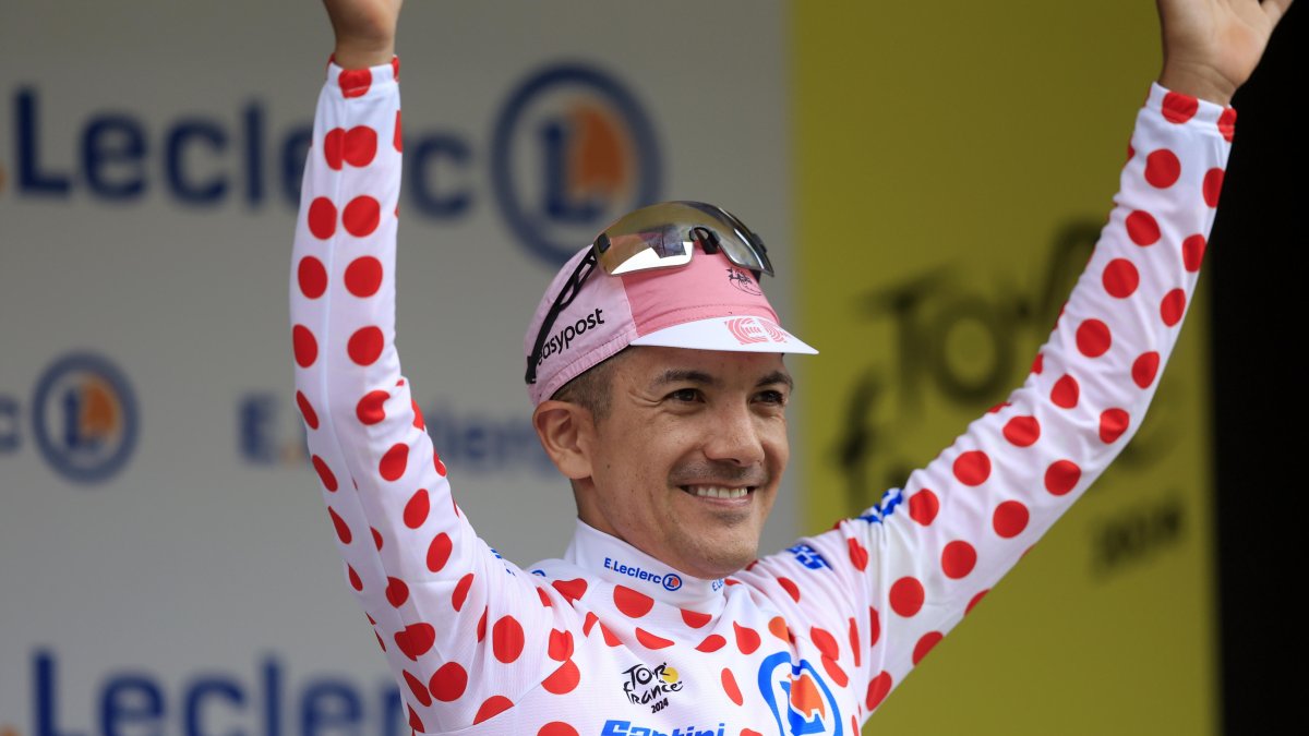 Richard Carapaz un espectáculo en el Tour de Francia, es el Rey de la Montaña.