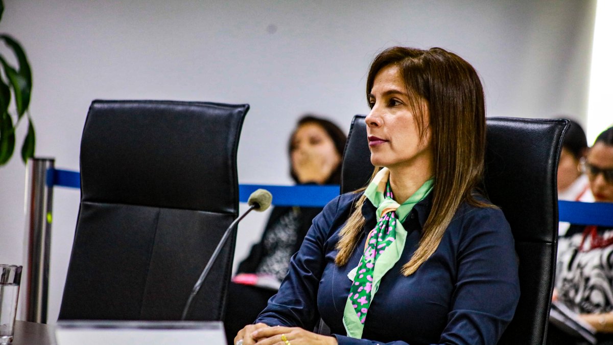 La consejera de Participación Ciudadana y Control Social, Yadira Saltos.