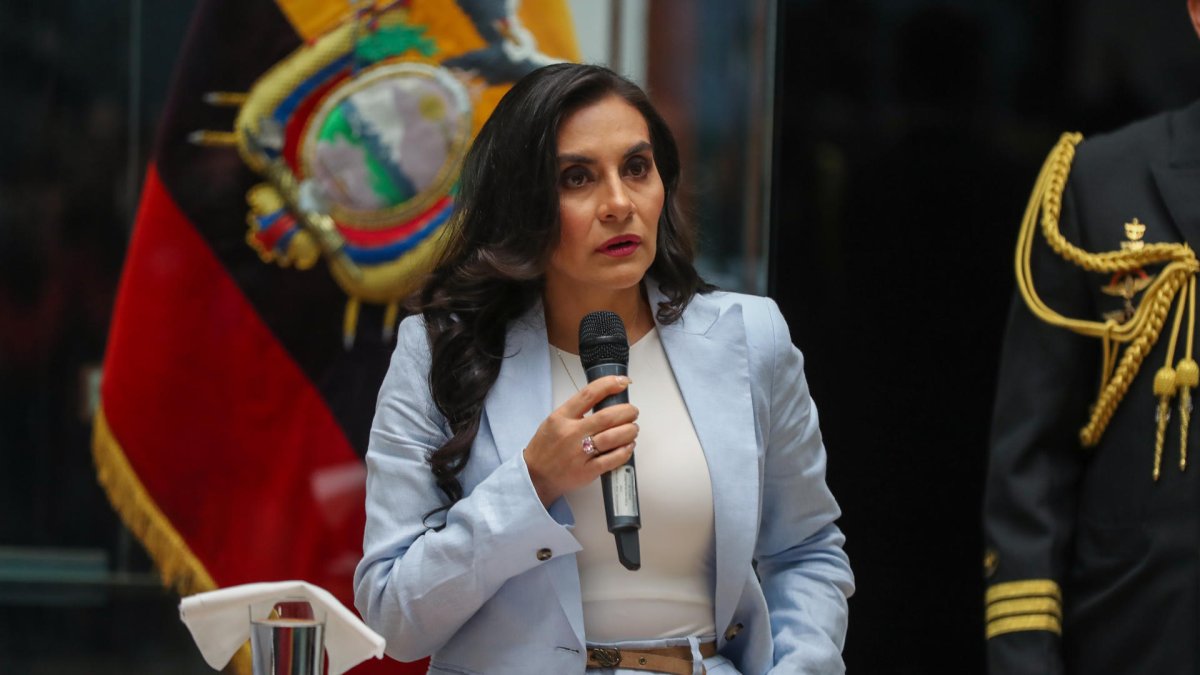 Fotografía de archivo de la vicepresidenta de Ecuador, Verónica Abad.