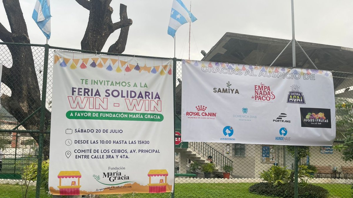 La feria se realiza en el Comité de Los Ceibos