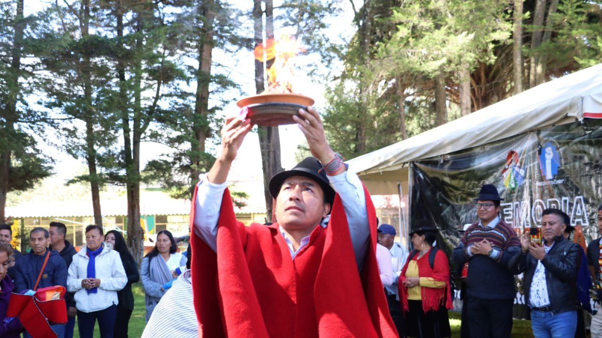 El presidente de la Conaie dice que no ha construido una referencia para ser candidato presidencial, por lo que la decisión debe ser colectiva.
