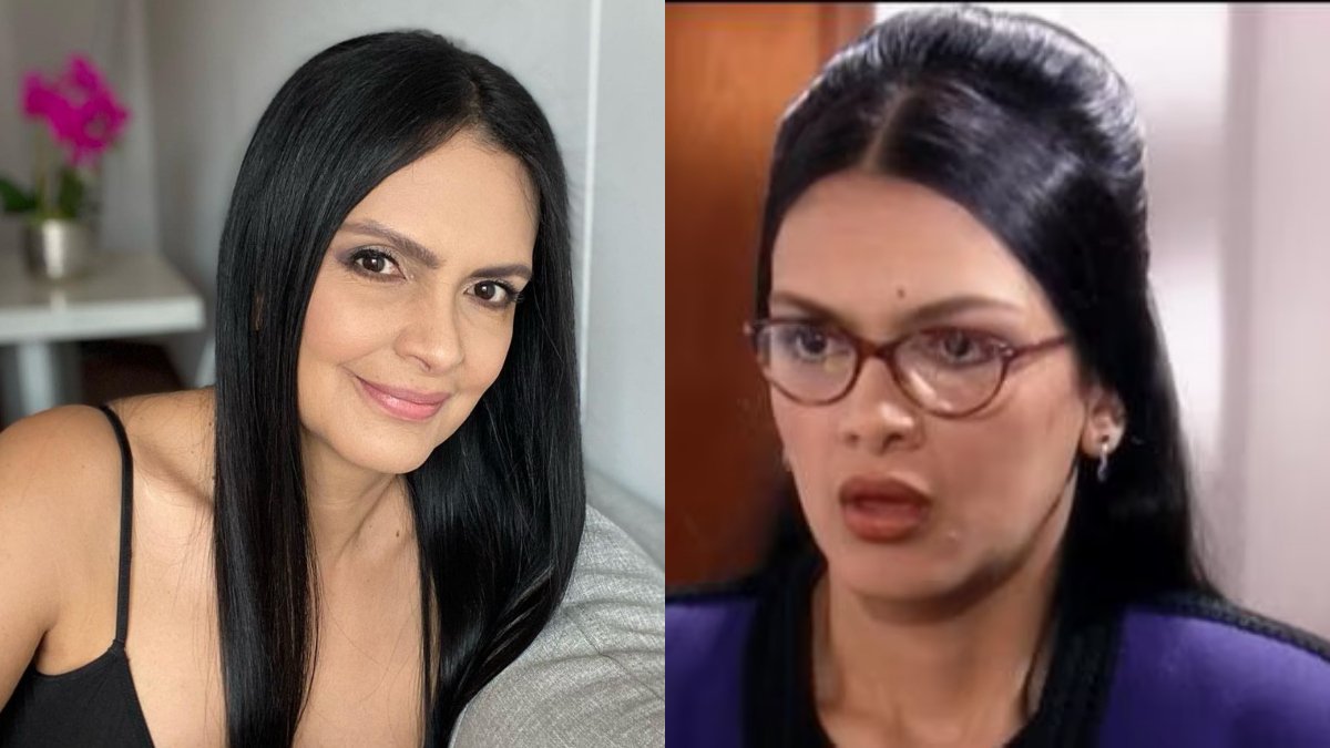 Marcela Posada y Sandra, el personaje que interpreta la actriz.