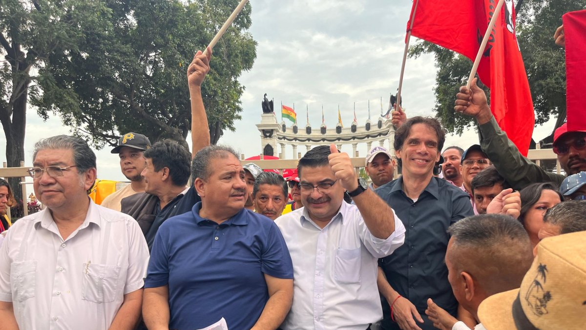 Archivo. Jorge Escala y Pedro Granja, precandidatos.