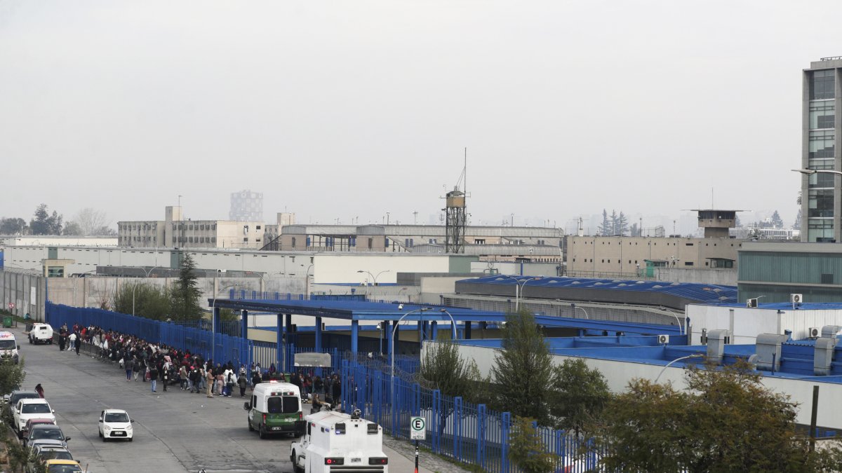 Santiago. Uno de los recintos carcelarios ubicados en el área urbana de la capital chilena.