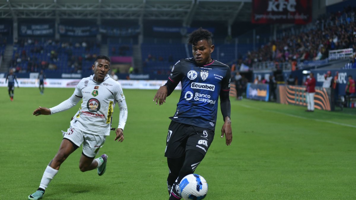 Jancer Bolaños jugó 12 partidos y marcó 2 goles con Independiente del Valle en el primer semestre de 2024.