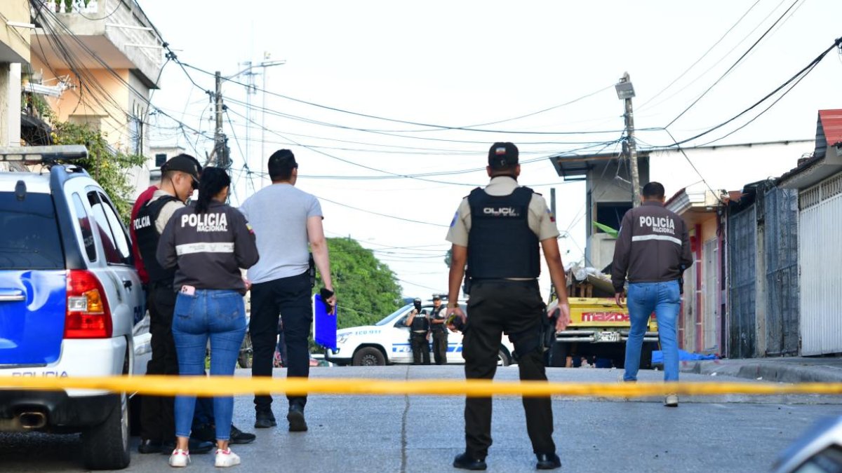 Foto referencial de un asesinato en Guayaquil