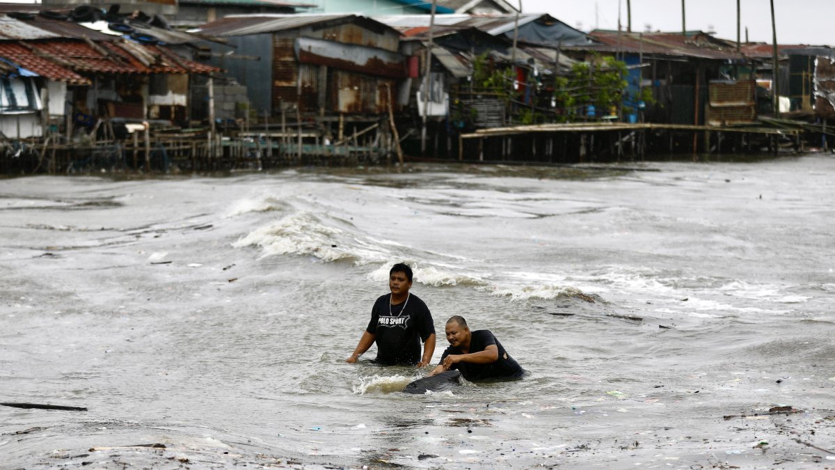 El tifón Gaemi, que pasó cerca de Filipinas y se dirige en estos momentos a Taiwán.