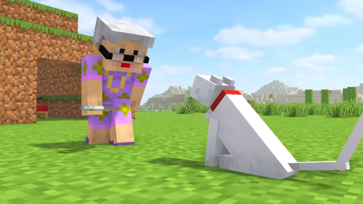 La 'abuela gamer' había creado a su gato Palomo dentro de Minecraft