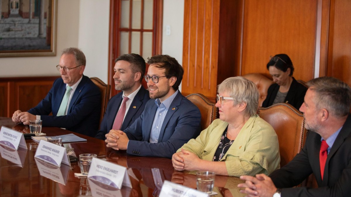 Parlamentarios alemanes están en Ecuador para analizar la seguridad en el país.