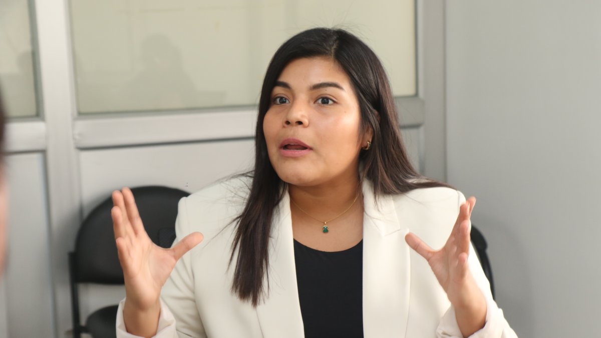 Ana Chóez durante una anterior entrevista con EXPRESO.