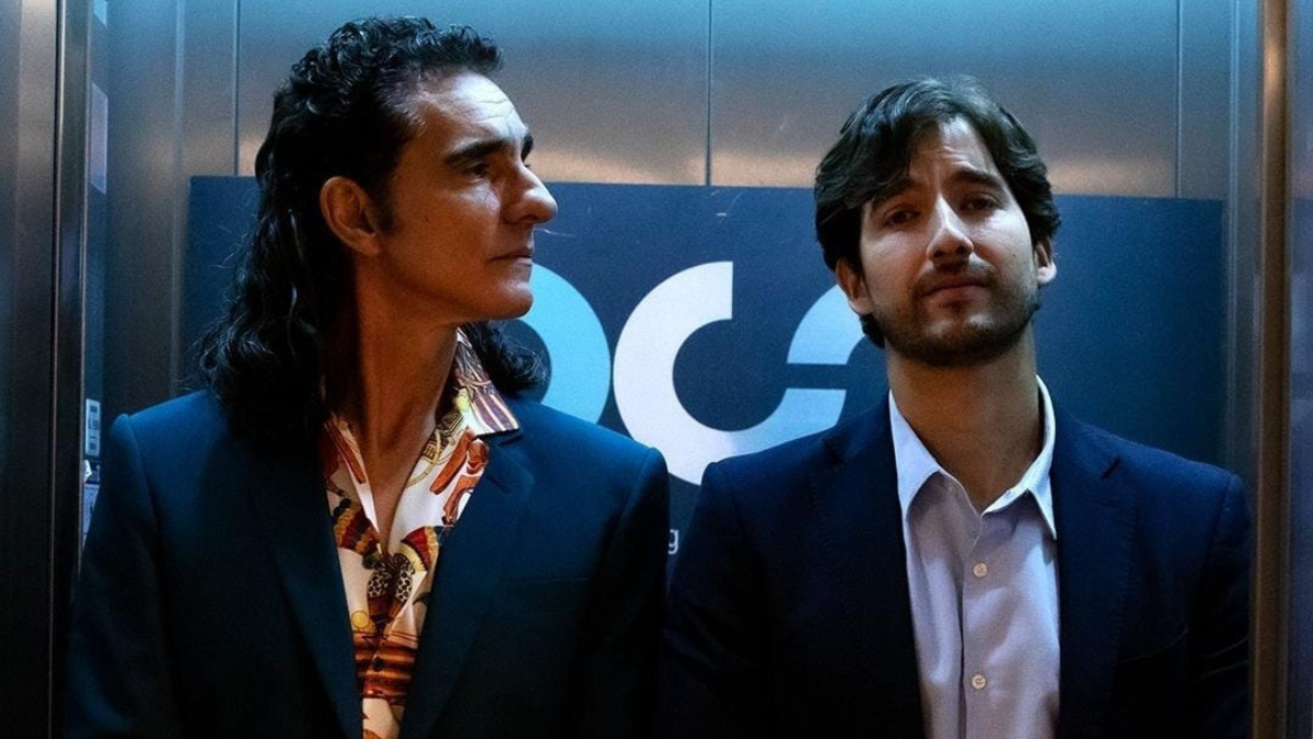 Miguel Varoni y Carlos Torres interpretando a sus personajes en 'Pedro el Escamoso: más escamoso que nunca'.