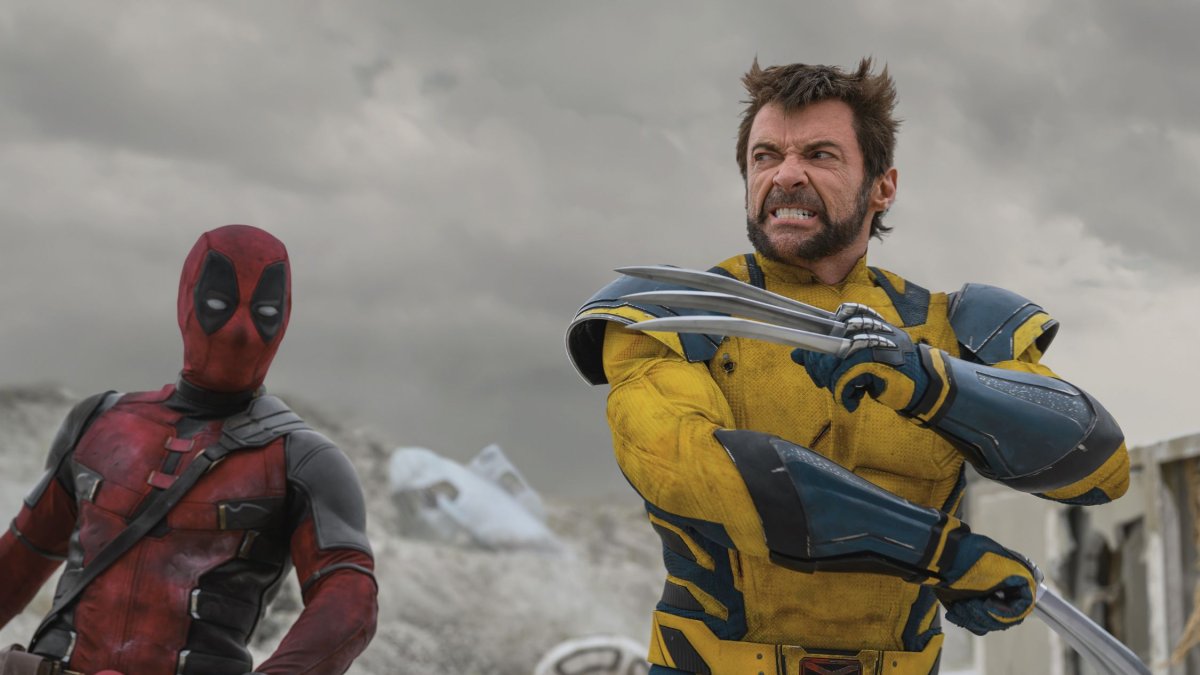 Escena de Deadpool y Wolverine.