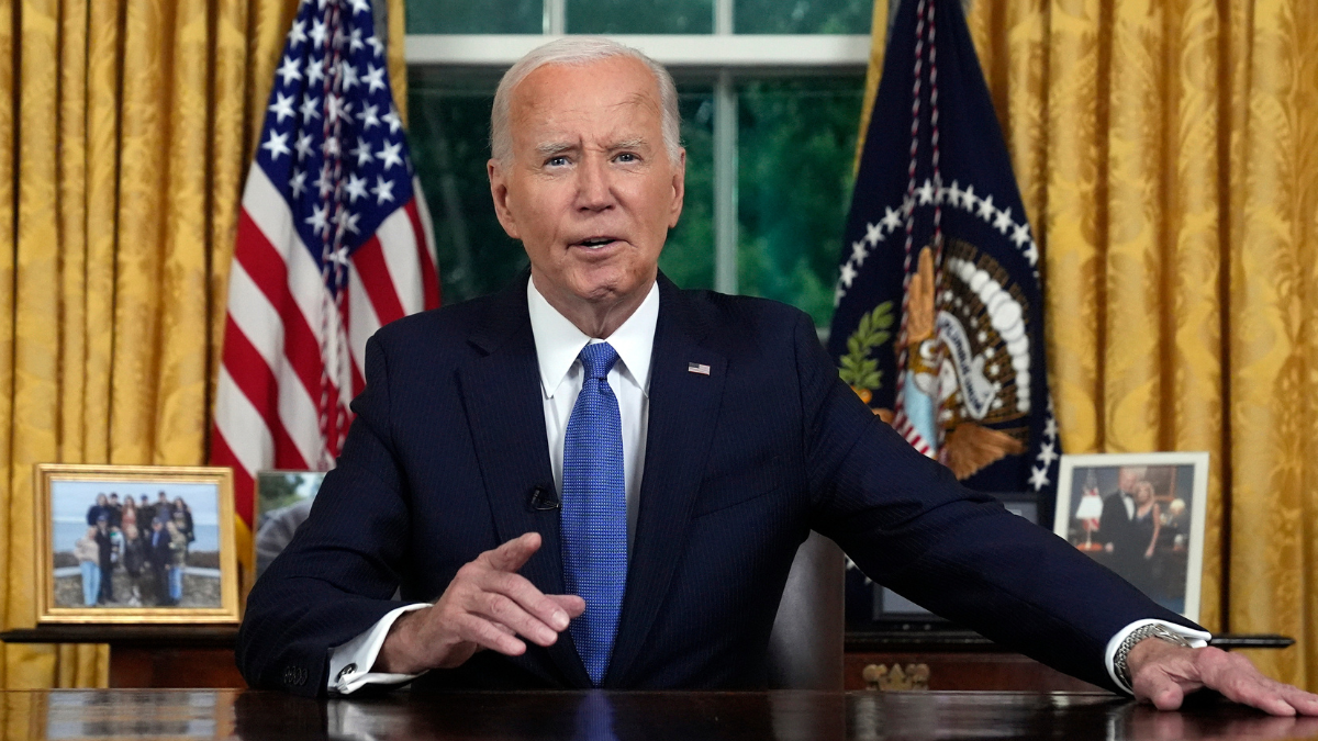 Joe Biden anunció el 21 de julio que no será candidato a la reelección. Ofreció todo su apoyo a la actual vicepresidenta de Estados Unidos, Kamala Harris.