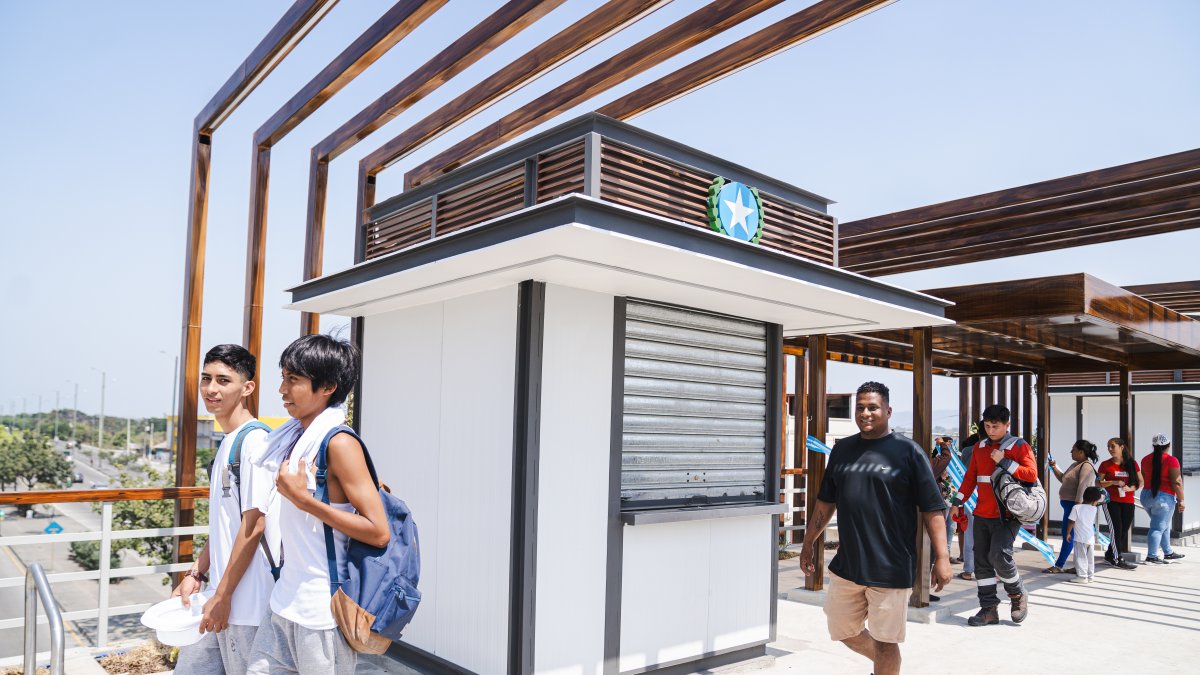 Los pasos peatonales ya fueron habilitados en la avenida Narcisa de Jesús.