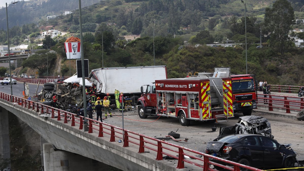 El siniestro de tránsito ocurrido en la Ruta Viva.