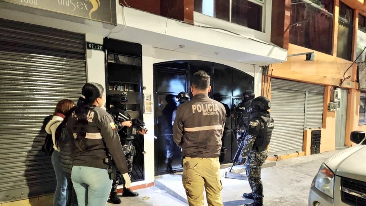 Acción. La Policía y Fiscalía informaron sobre allanamientos por un caso de posible concusión en la Judicatura.