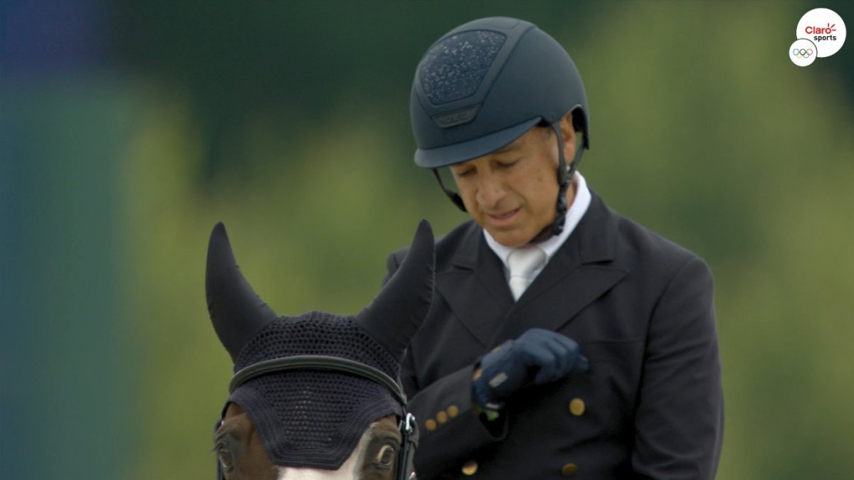 El jinete ecuatoriano Ronald Zabala en los JJ.OO. 2024.