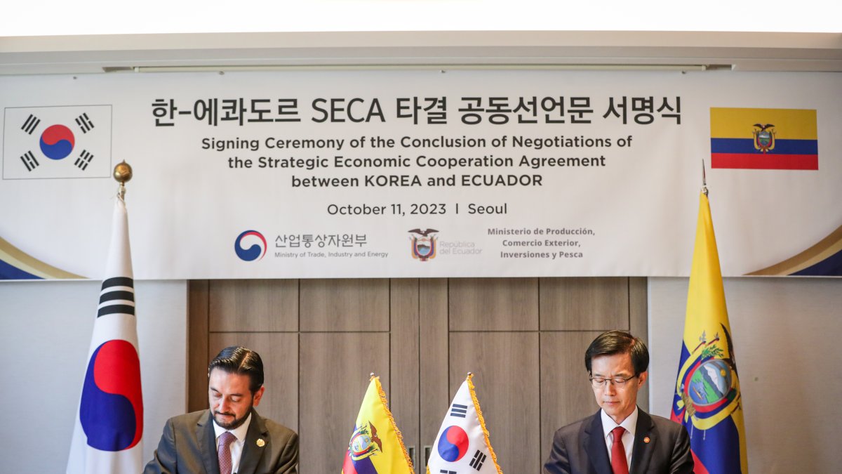 En octubre de 2023 se firmó el Preacuerdo Estratégico de Cooperación Económica (SECA, por sus siglas en inglés)