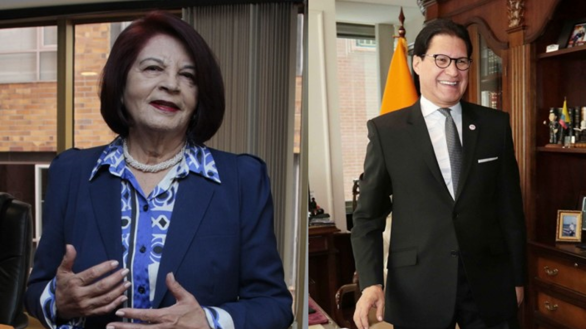 Experiencia. Mariana Yépez y Washington Pesántez fueron fiscales, de 1999 al 2005; y de 2007 al 2011.