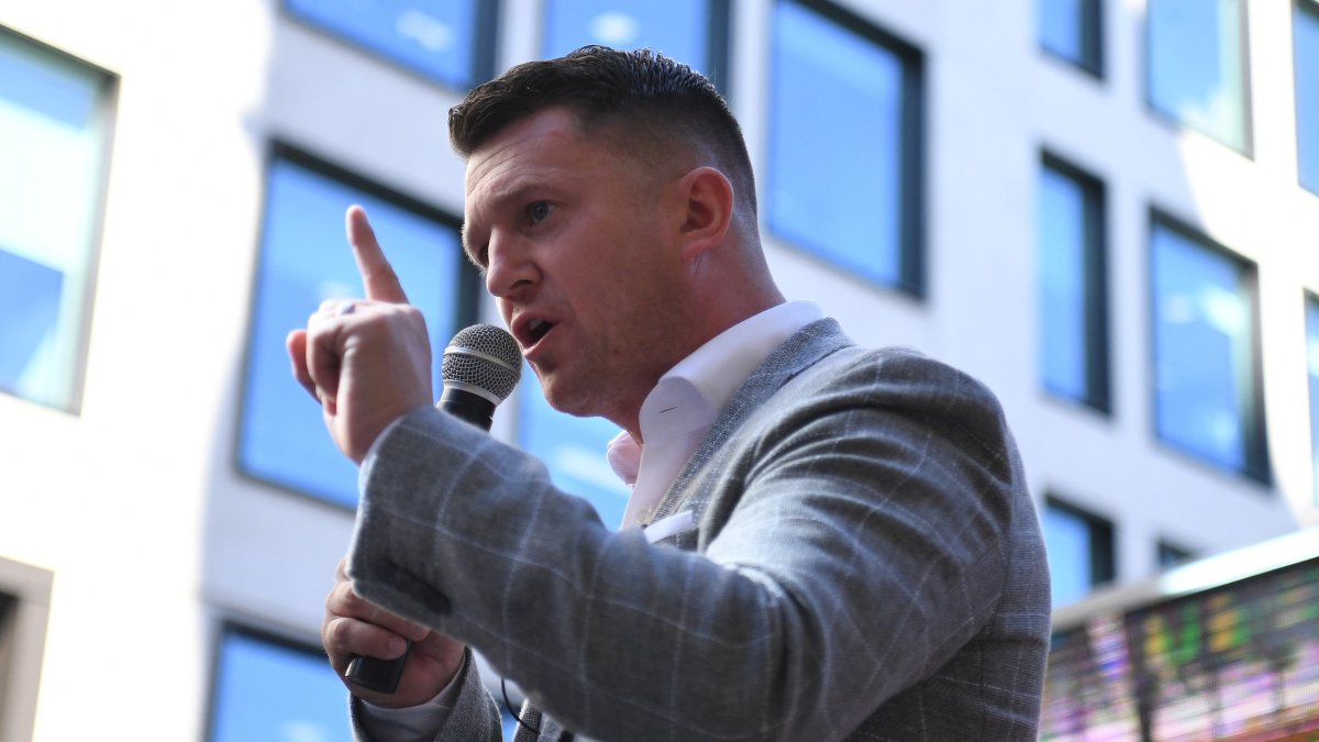 Tommy Robinson, líder de la ultraderecha de Inglaterra.