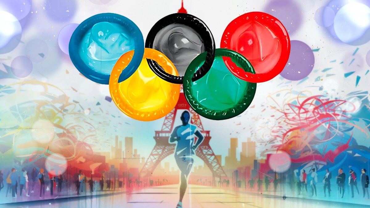 Los condones de los Juegos Olímpicos, la salud y el placer en París 2024.