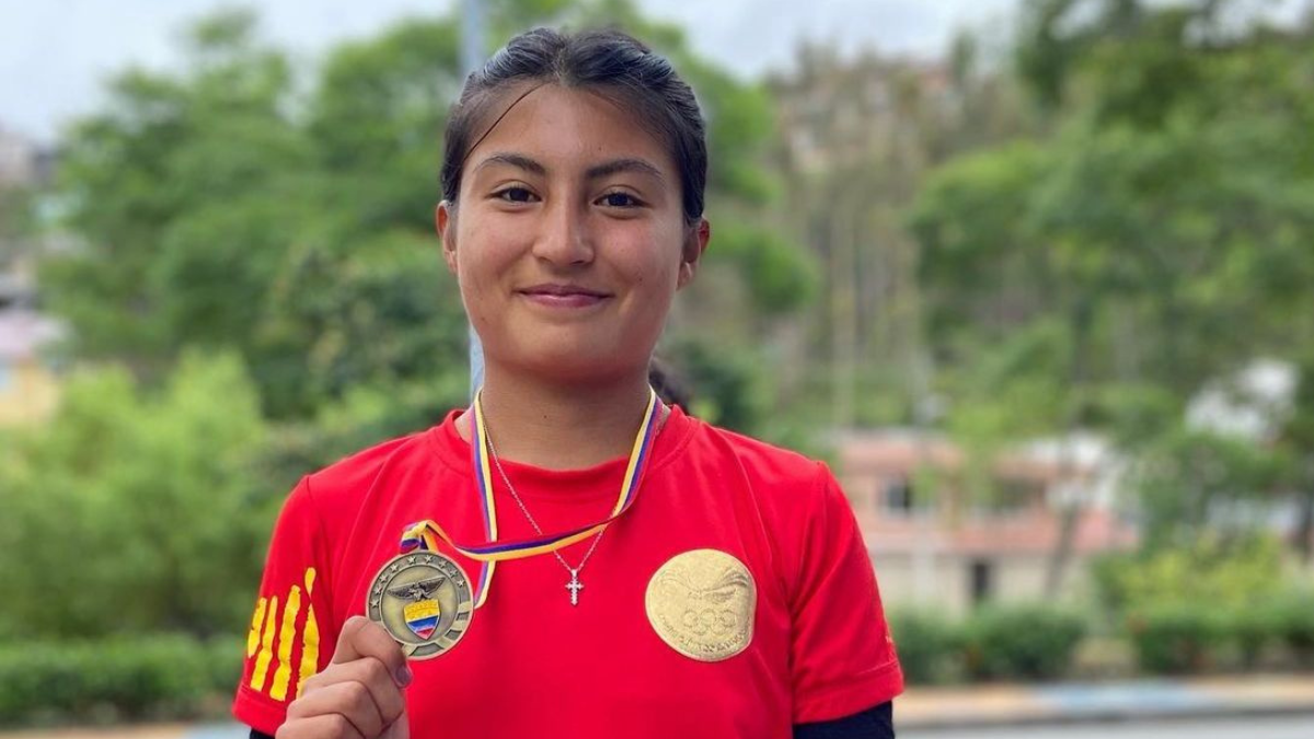 La deportista ecuatoriana Paula Torres.