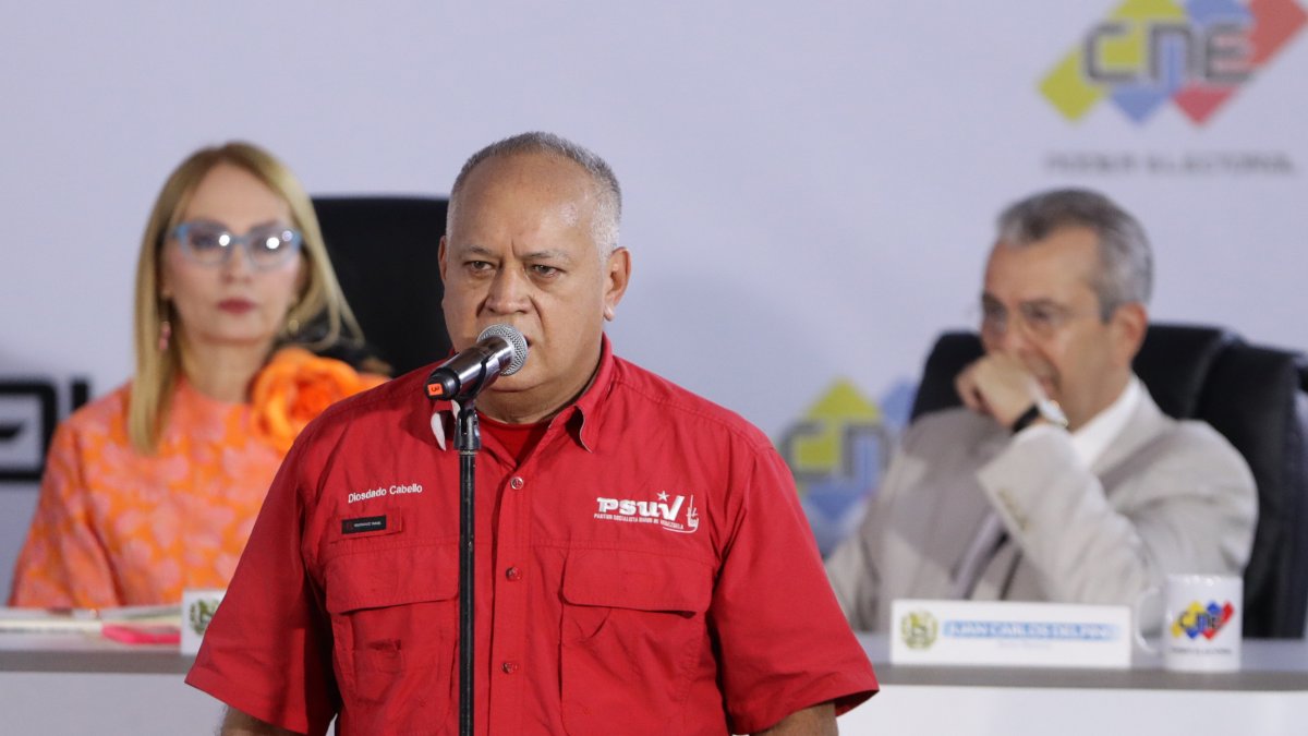 El primer vicepresidente del Partido Socialista Unido de Venezuela (PSUV), Diosdado Cabello.
