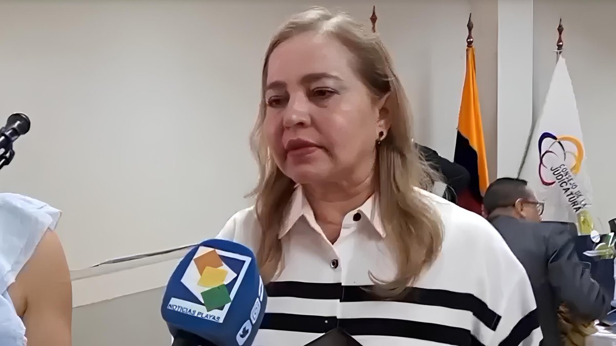 La exdirectora del Consejo de la Judicatura en Guayas, Mercedes Villareal.