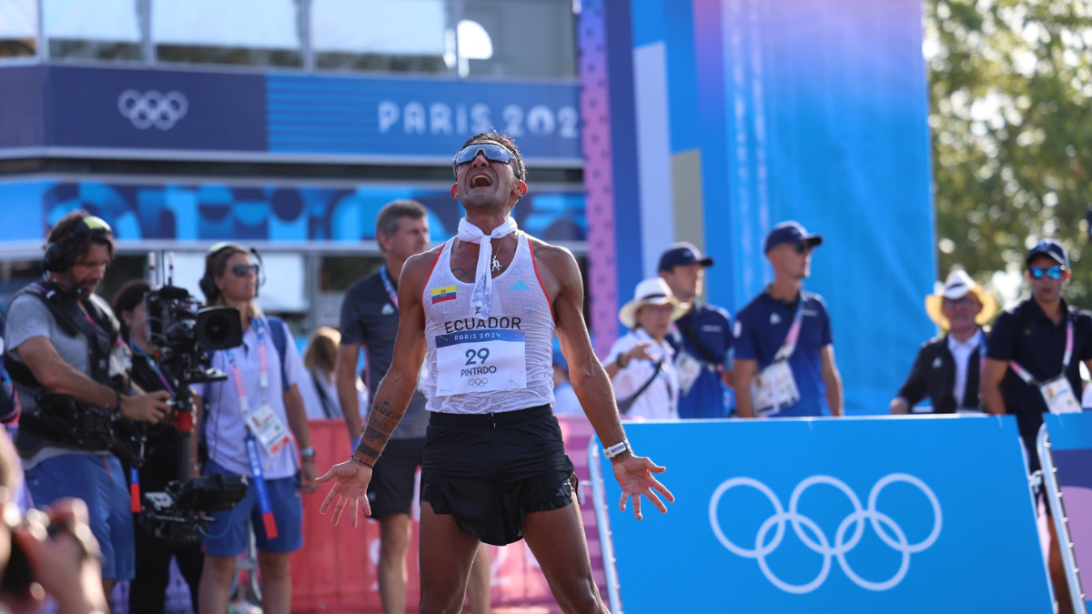Daniel Pintado tras ganar el oro en los Juegos Olímpicos.