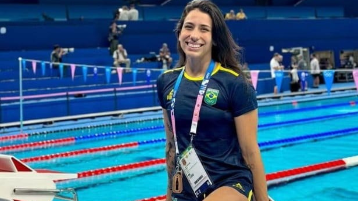 La nadadora brasileña Ana Carolina Vieira fue expulsada de los Juegos Olímpicos 2024.