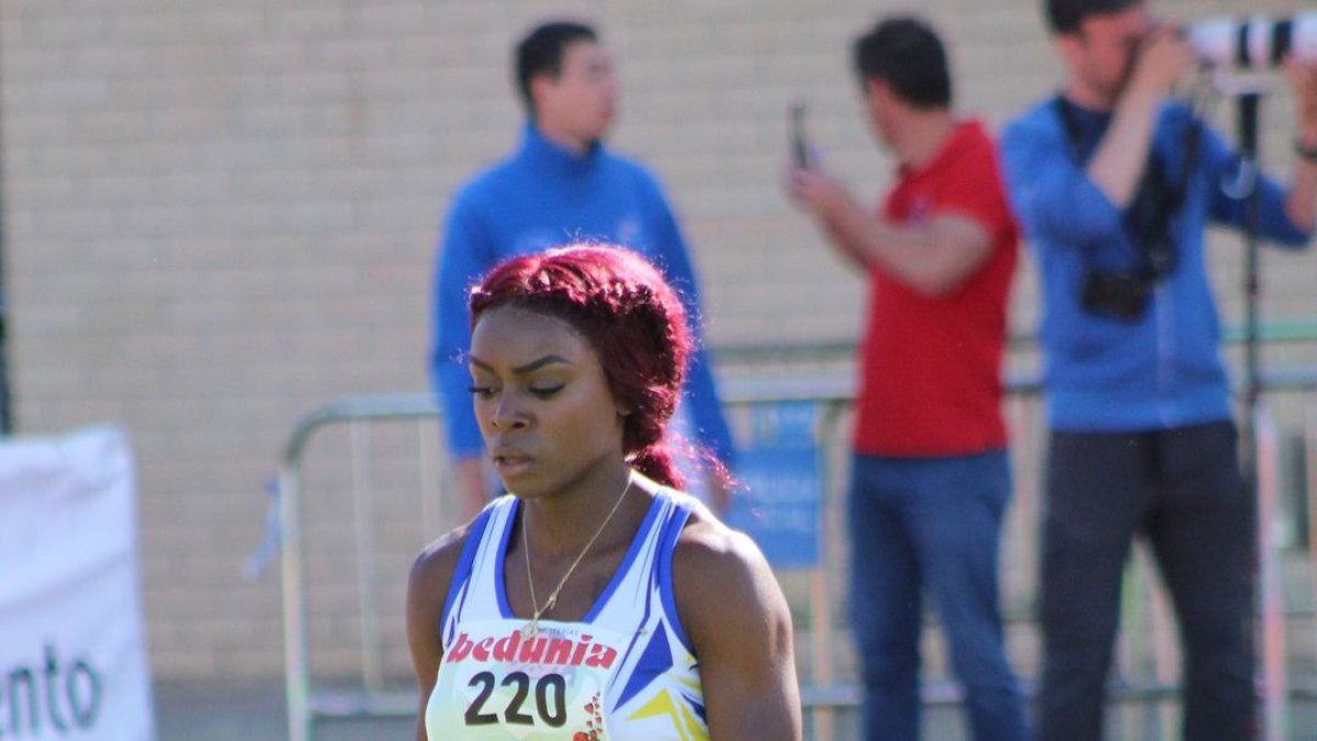 Aimara Nazareno es una de las promesas del atletismo ecuatoriano