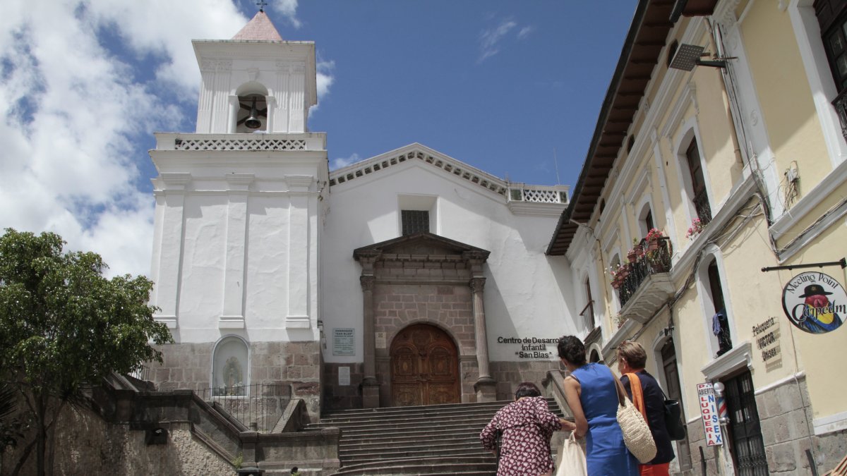 Las rutas transitan por San Blas, uno de los barrios más antiguos de la capital.