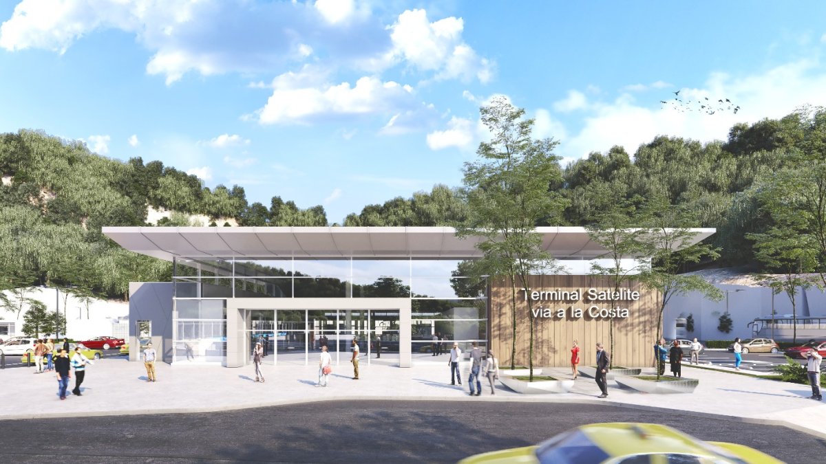 Así pretende quedar la segunda terminal satélite de Guayaquil. 